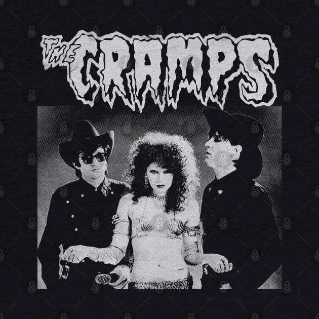 The Cramps Vintage BW by Sal.Priadi